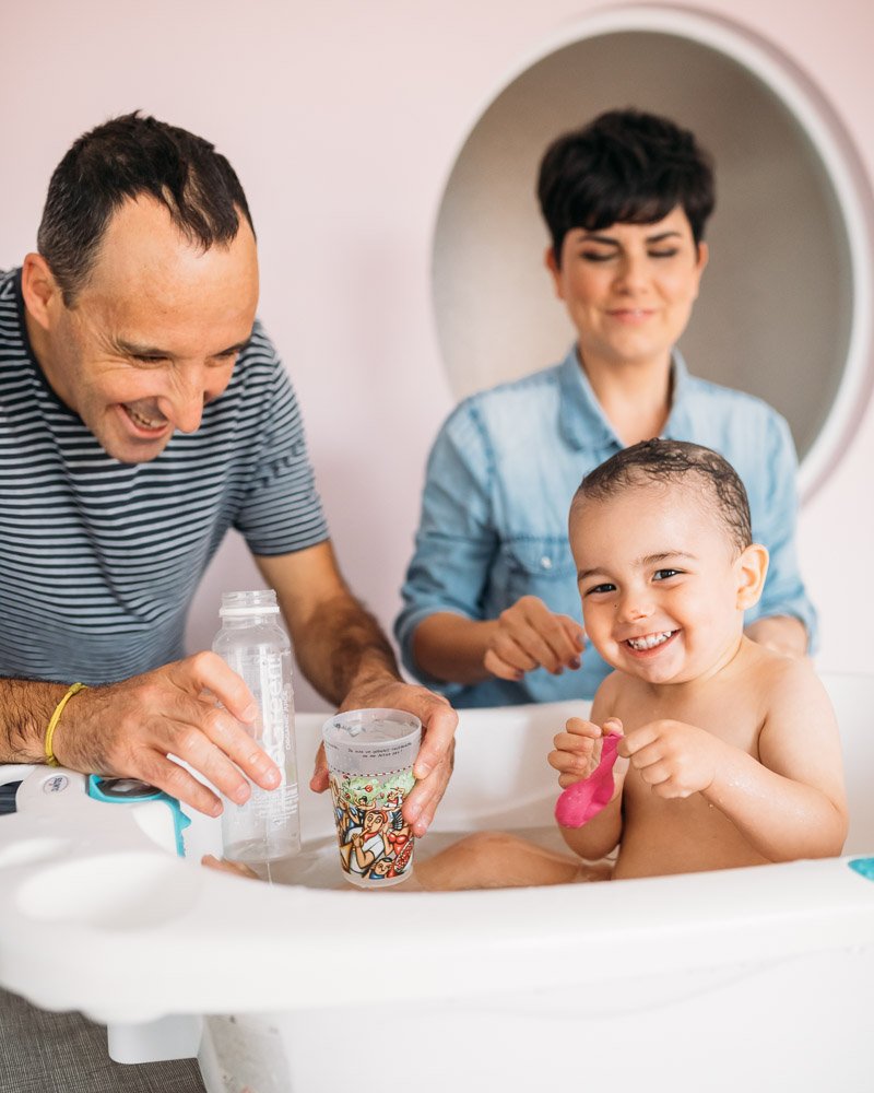 Fotografía natural de familias en Bilbao bizkaia