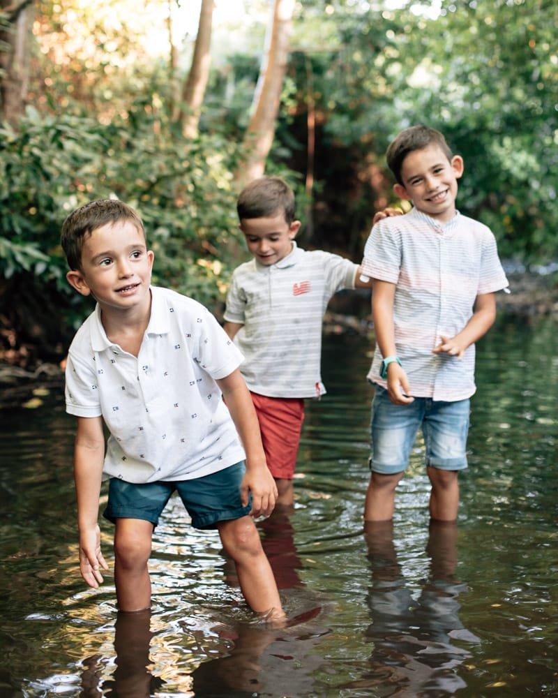 reportaje de fotos de familia en exteriores