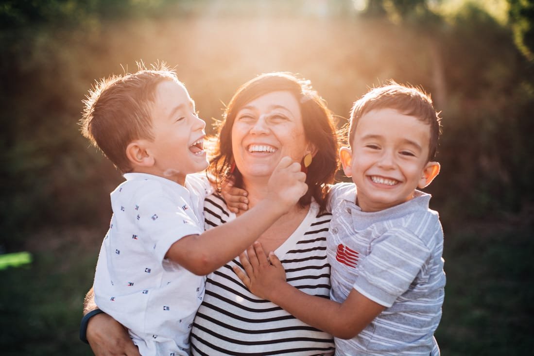 Fotografiadefamilia en exteriores en Bilbao