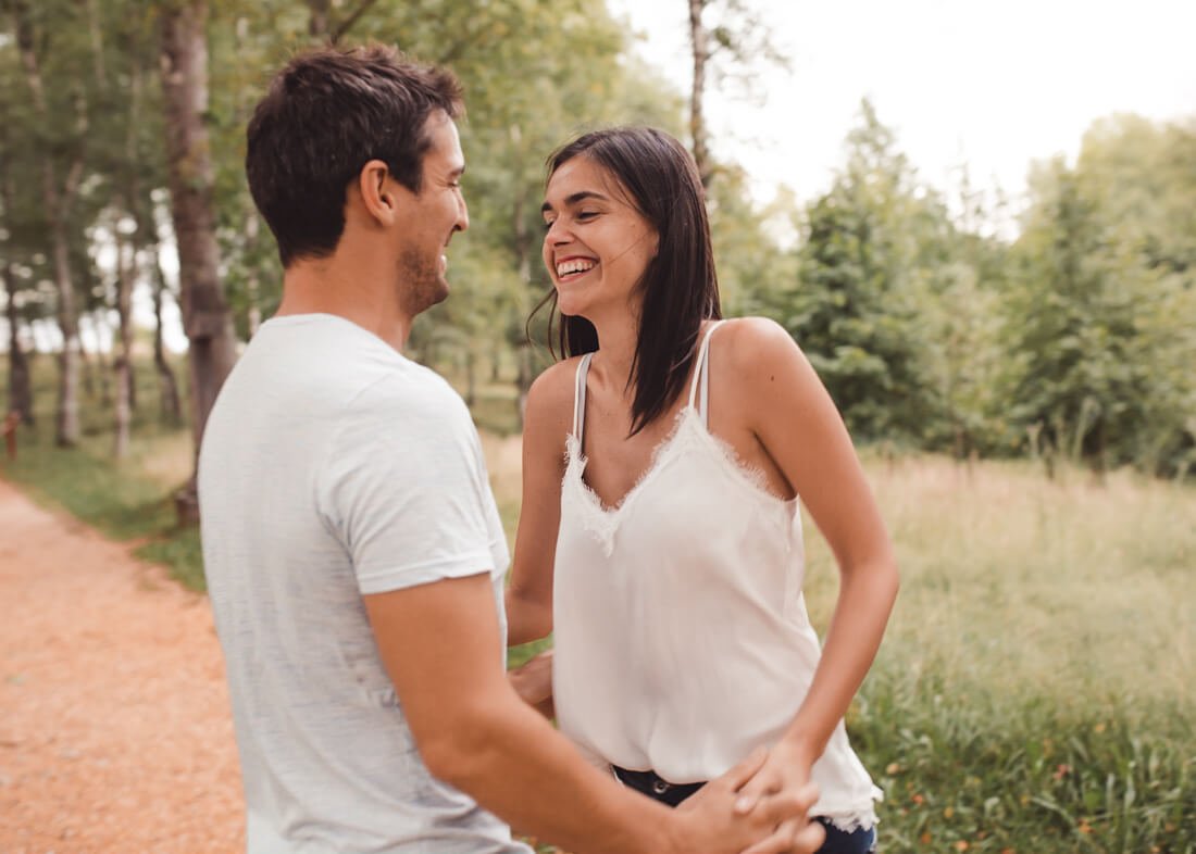 Sesión de fotos de preboda en Urkiola