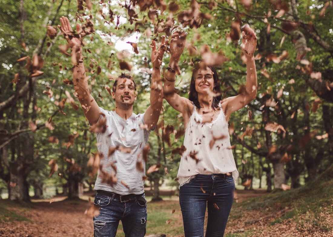 Reportaje de fotos de novios en Urkiola Bizkaia